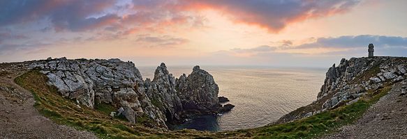 Panorama stitching of the pointe de Pen-Hir.