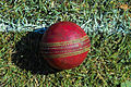 Test cricket kii lal (red) ball.