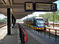 Lightrail train waiting on Station Gouda