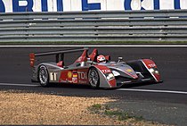 Audi R10 TDI tijdens de 24 uur van Le Mans in 2007