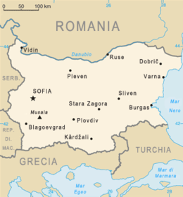 Bulgaria - Mappa