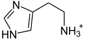 Deutsch: Struktur von Histamin English: Structure of histamine