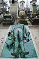 Gisant di Victor Noir opera di Jules Dalou (1891), cimitero di Père-Lachaise.