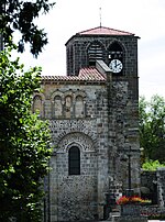 Façade de l’abbatiale.