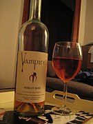 Rosé merlot van Roemenië.