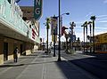 View of Fremont East from El Cortez.