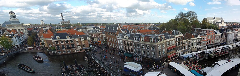 Panorama van Leiden