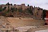 The Alcazaba with the Roman theatre in the foreground