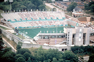 Das Alonzo Herndon Stadium 1996 während der Olympischen Spiele