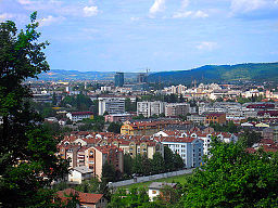 Vy över Banja Luka.