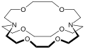 2.2.2-Cryptand is an aza-crown of the mixed ether-amine variety.