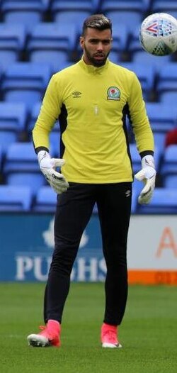 David Raya, Blackburn Rovers goalkeeper.jpg