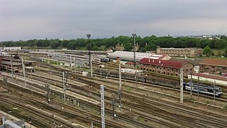 Vue générale de la gare basse de Strasbourg.