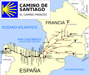 La ruta desde Francia