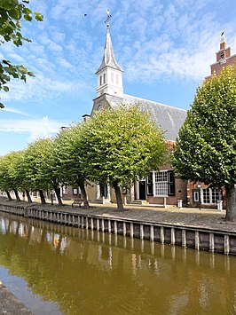 De protestantse kerk aan de Heerenwal in Sloten anno 2011