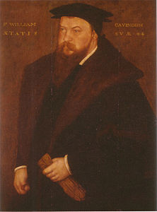 4 - Sir William Cavendish, c. 1547 (Santina M. Levey, 'The Embroideries at Hardwick Hall' National Trust, 2008, says "unknown artist")