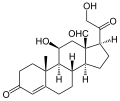 Deutsch: Struktur von Aldosteron English: Structure of aldosterone