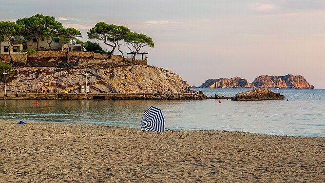 Forgotten on Paguera beach, Mallorca, Spain