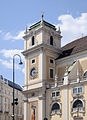 * Nomination The southwest belfry of Schottenkirche in Vienna. --MrPanyGoff 11:41, 24 March 2013 (UTC) * Promotion Good quality. --Poco a poco 15:58, 24 March 2013 (UTC)