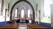 Intérieur de la chapelle de l'Immaculée-Conception.