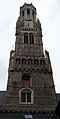 Rear view of the belfry of Bruges