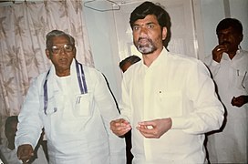 Bodepudi Venkateswara Rao with Chandrababu Naidu