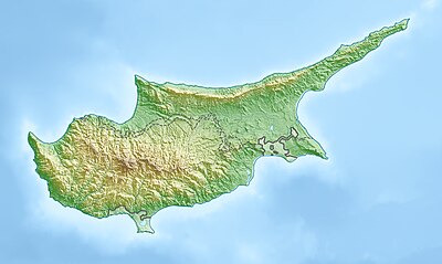 Location map Cyprus