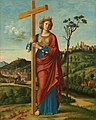 Image 24Empress Saint Helena of Constantinople carrying the One True Cross laying the grounds for the gardens using the sacred soil from Mount Calvary. (from Gardens of Vatican City)