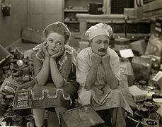 Con Ben Turpin en Love and Doughnuts (1921)