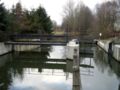 Schleuse an der „Groß Wasserburger Spree“ in Groß Wasserburg im Unterspreewald