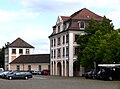 Torgebäude, Krummer Bau und Fischhalterhaus