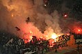 Pyroshow Ultras Askary ante el WAC Casablanca.