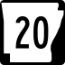 Highway 20 marker