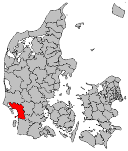 Esbjerg – Localizzazione