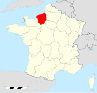 Map of Haute-Normandie