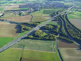 Luchtfoto vanuit het noorden