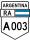 Ruta Nacional A003