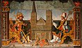 Fresco des niederrheinischen Meisters Bartholomäus Bruyn von 1532 in die Oberen Rathaus-Halle