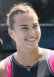 Aryna Sabalenka, 2024 women's singles champion. It was her third major title.