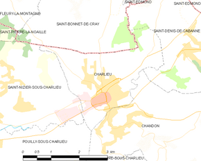 Poziția localității Charlieu