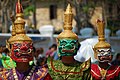 Image 23Lao actors wearing Khon Masks (from Culture of Laos)