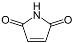 Structural formula of maleimide