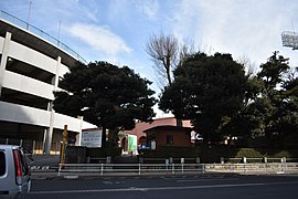 隣接は明治神宮野球場