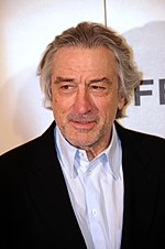 Foto Robert De Niro di Festival Film Internasional Karlovy Vary ke-43 pada 2008.