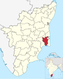 Location in Tamil Nadu, India