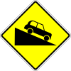 Steep descent