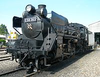 除煙板を門鉄デフ (CH-1) 仕様に変更したC58 363（2010年）