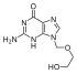 Estructura química del aciclovir