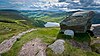 Memorial to J.B. Malone next to the Wicklow Way trail in the Wicklow Mountains