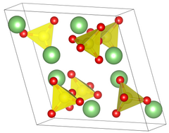 Elementarzelle von Lithiumsulfat